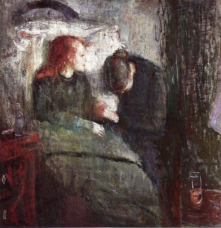 the sick child